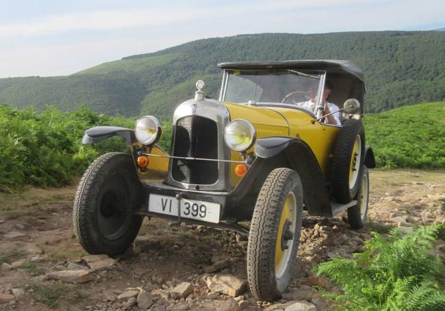 El Citroën 5 volvió a ascender al Gorbea 92 años después.