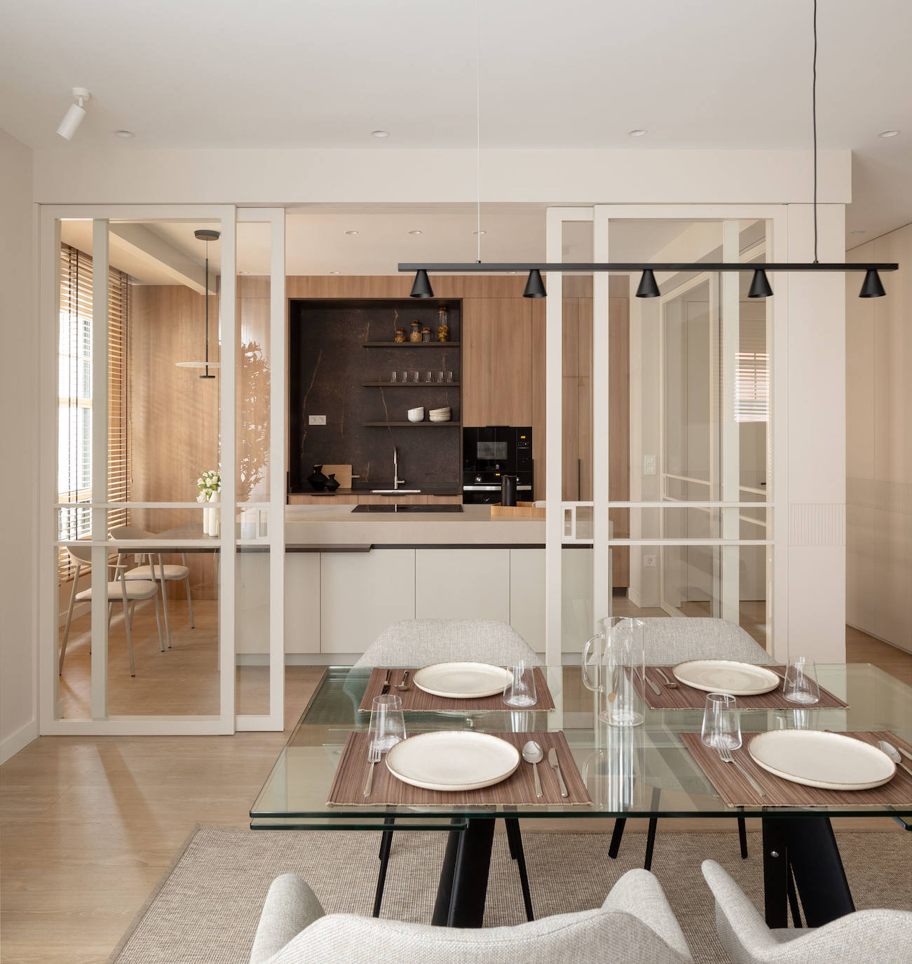 Un piso de 100 metros en el Ensanche de Bilbao en el que la cocina es la estrella