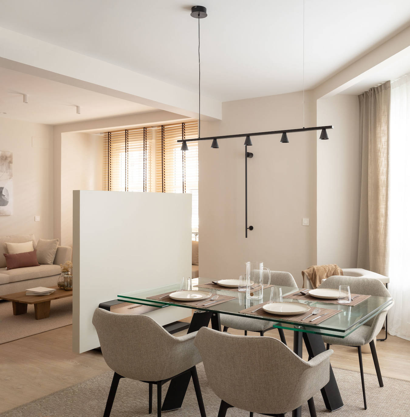 Un piso de 100 metros en el Ensanche de Bilbao en el que la cocina es la estrella