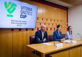 Gaizka Toquero, en la presentación del torneo.