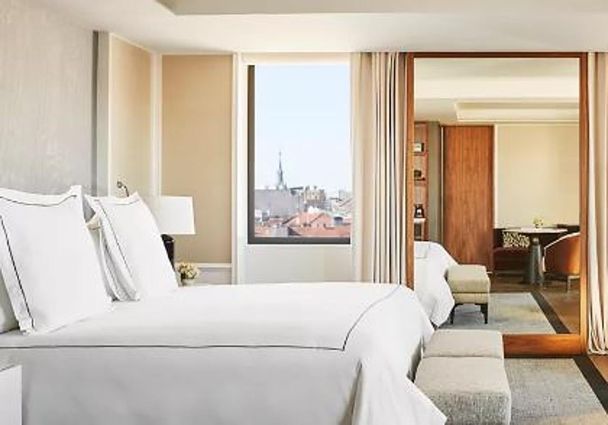 Así es el hotel en el que se aloja Taylor Swift en Madrid y esto es lo que cuesta