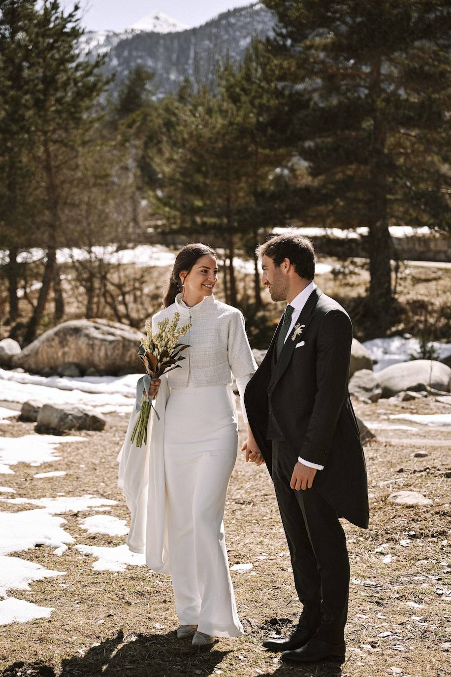 La boda de cuento de una interiorista bilbaína en Baqueira Beret