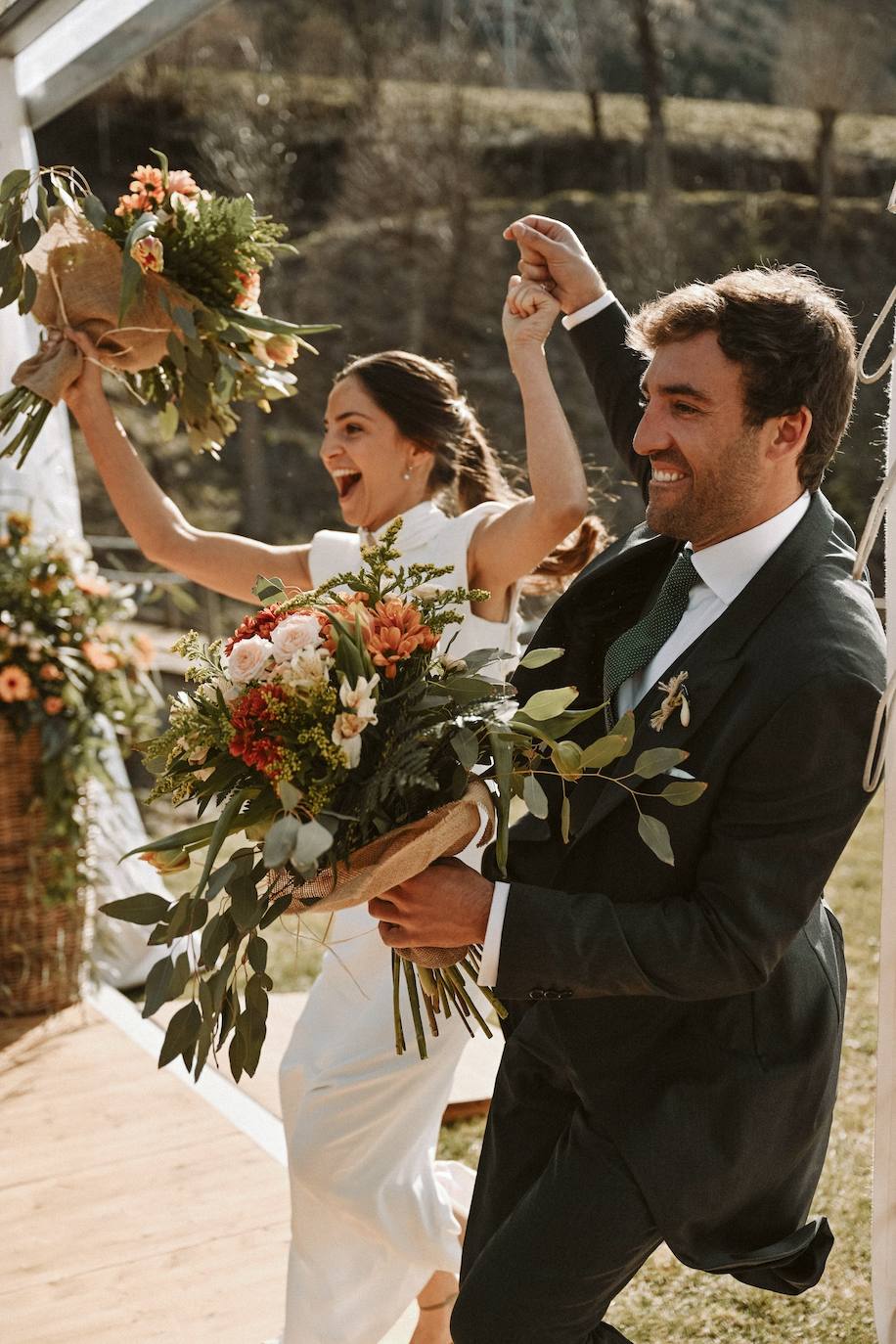 La boda de cuento de una interiorista bilbaína en Baqueira Beret