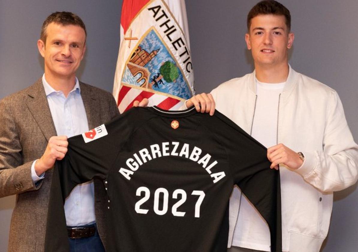 Agirrezabala renueva por el Athletic hasta 2027: «La competencia con Simón es sana»