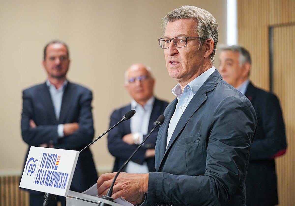 Feijóo confía en que los jueces y la UE «derroten el ataque al Estado de Derecho» que supone la amnistía