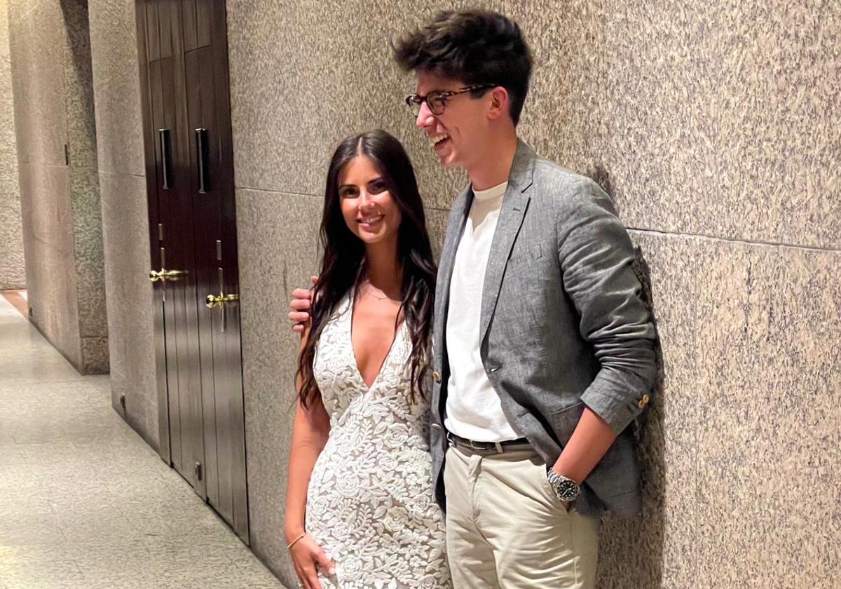 Patricia Morales luce un vestido semitransparente en su preboda con Iñaki Williams.