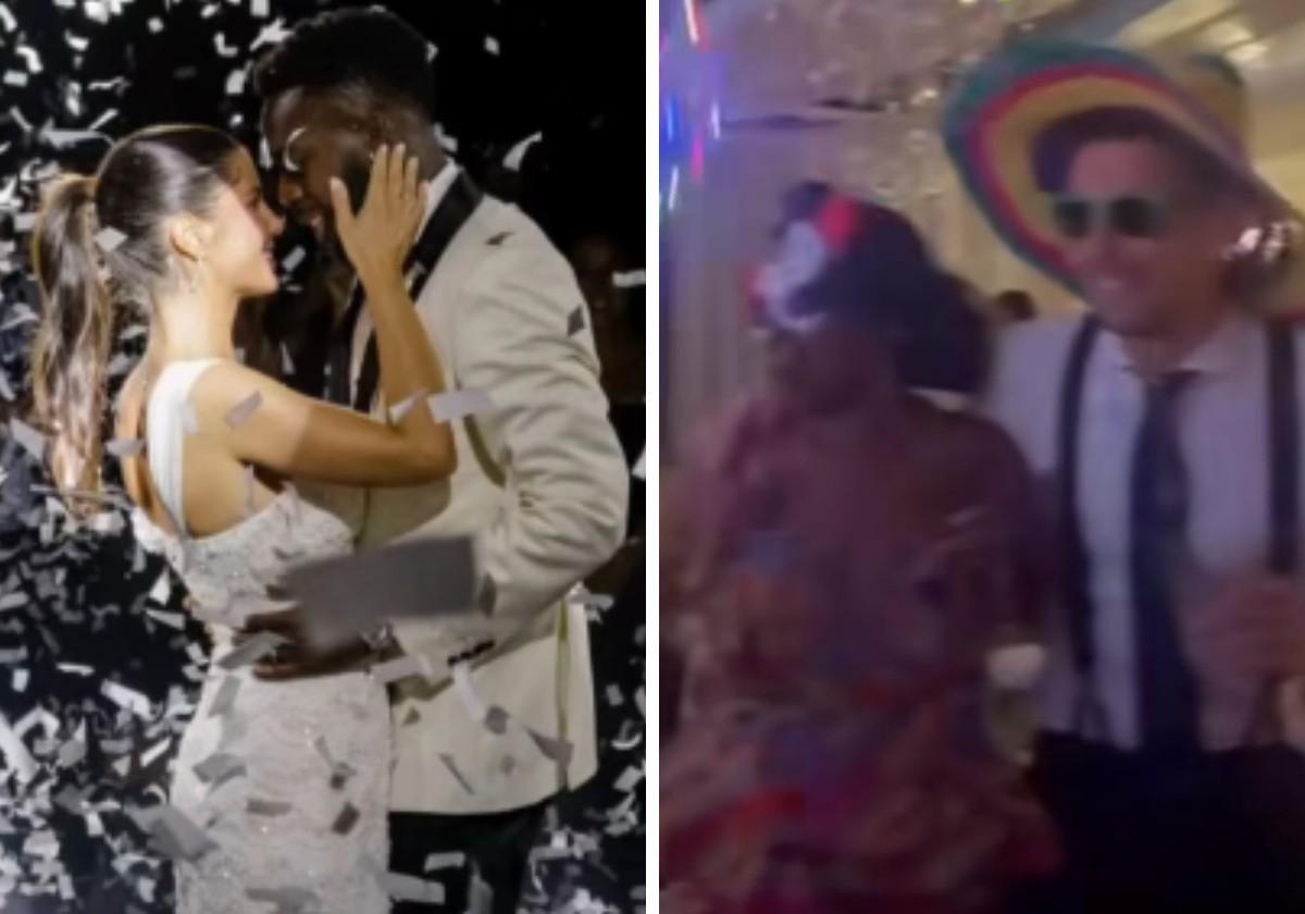 Sombreros mexicanos, una capa de luces, globos... Así fue el fiestón en la boda de Iñaki Williams y Patricia Morales