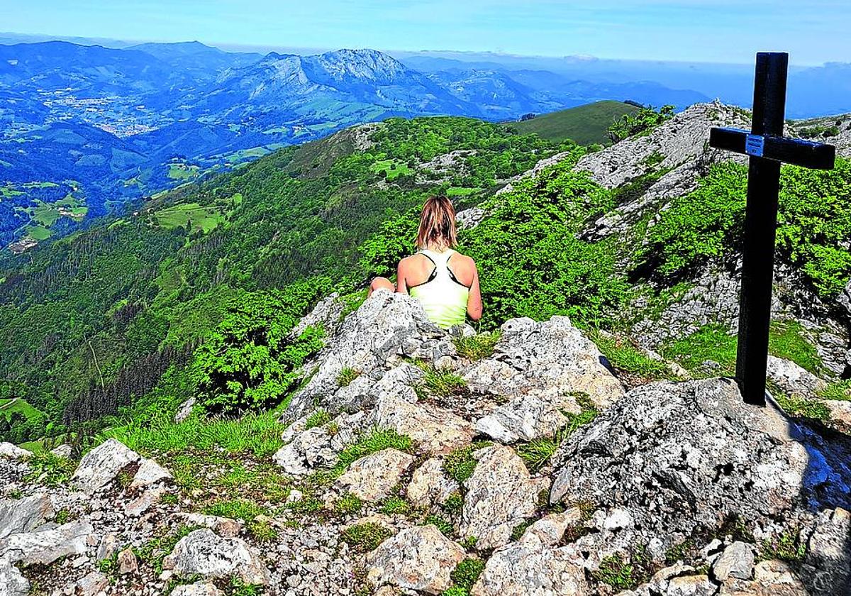 Vistas desde la cima del Hernio.