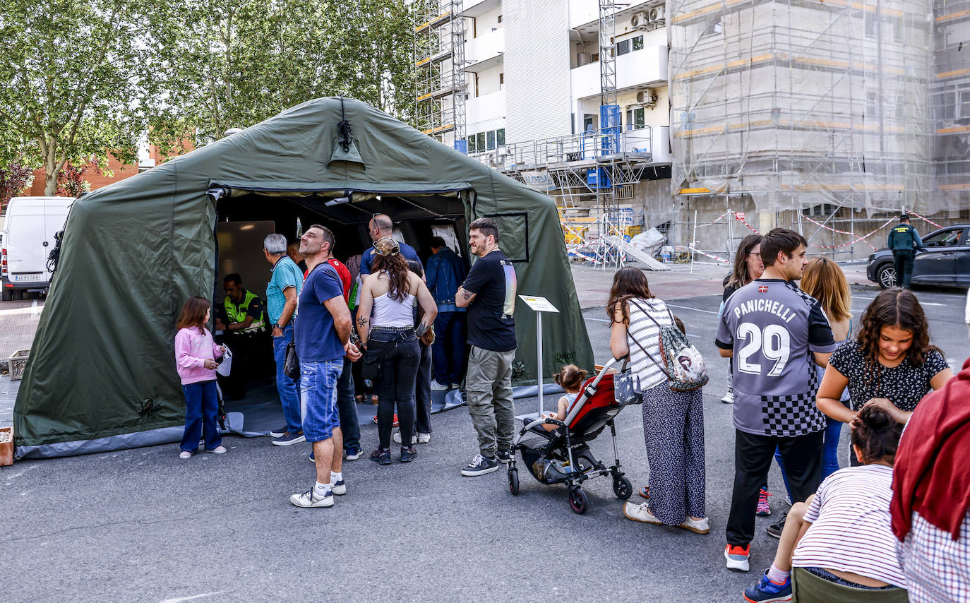 La jornada de puertas abiertas de la Guardia Civil de Vitoria, en imágenes