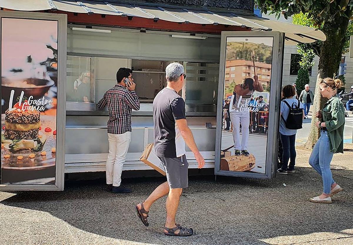 La oficina de turismo de Llodio abrió hace dos años en Zumalakarregi.