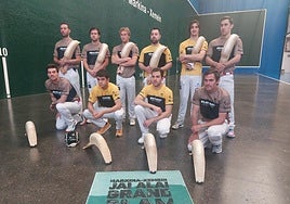 Parte de los puntistas que jugarán el Grand Slam de Markina a partir del sábado.