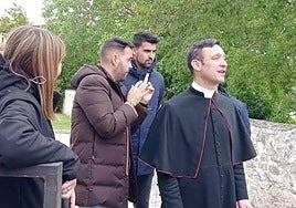 José Ceacero atendiendo a la prensa este martes.