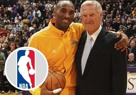 Kobe Bryant y Jerry West.