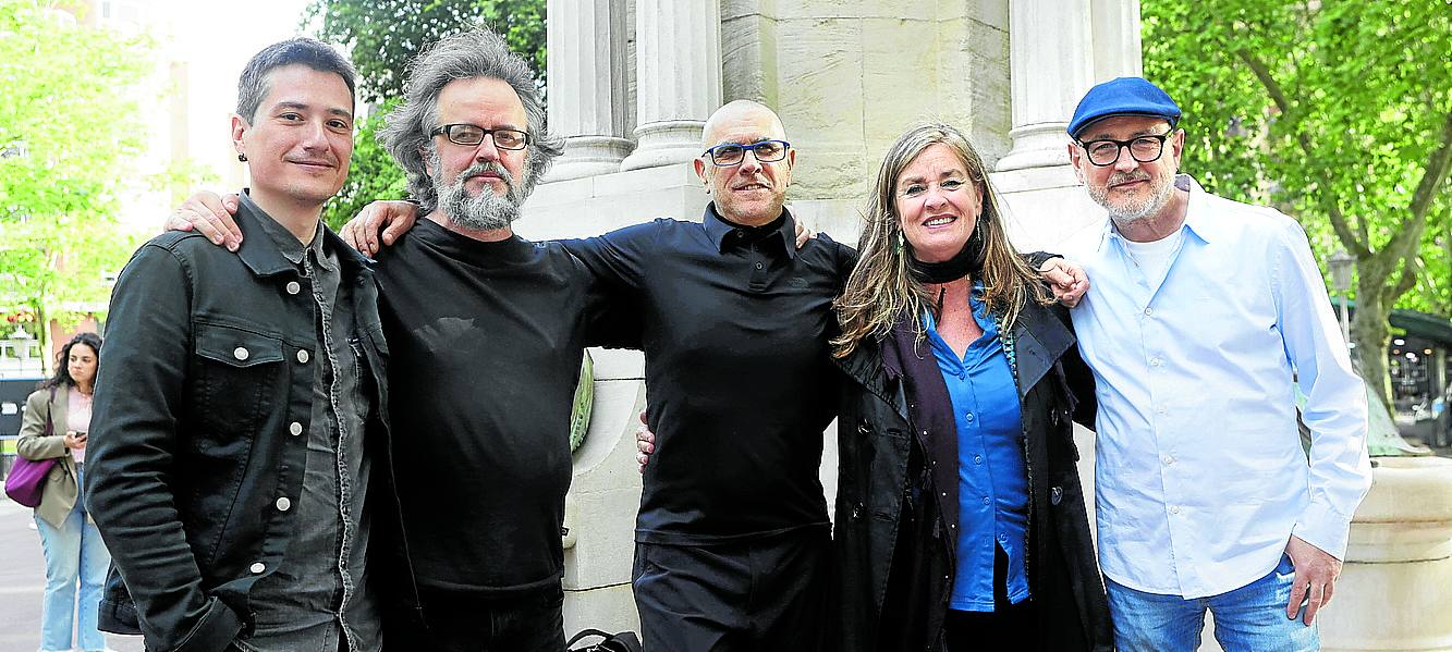 Raúl Vera, José Luis Canal, Rober Caballero, Malú Garay y Blas Fernández.