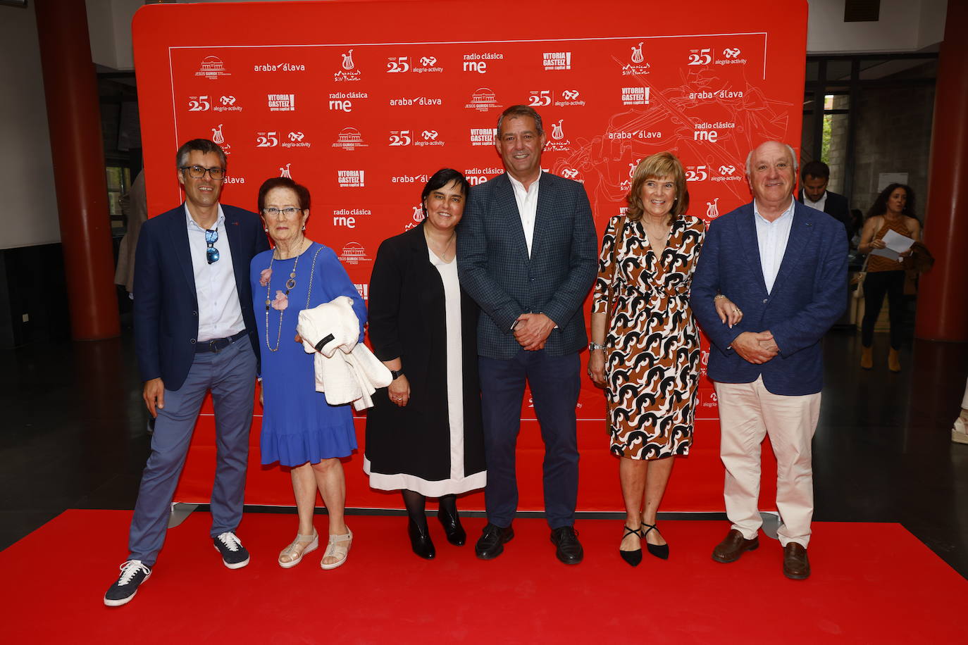 Javier Pérez, Ana Asenjo, Puy Asurmendi, Fernando García Sans, Maite Halsouet y Josu Sánchez. 