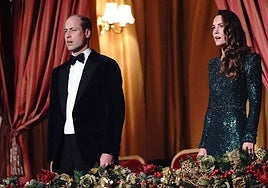 El príncipe Guillermo y la princesa de Gales, en una imagen de archivo.