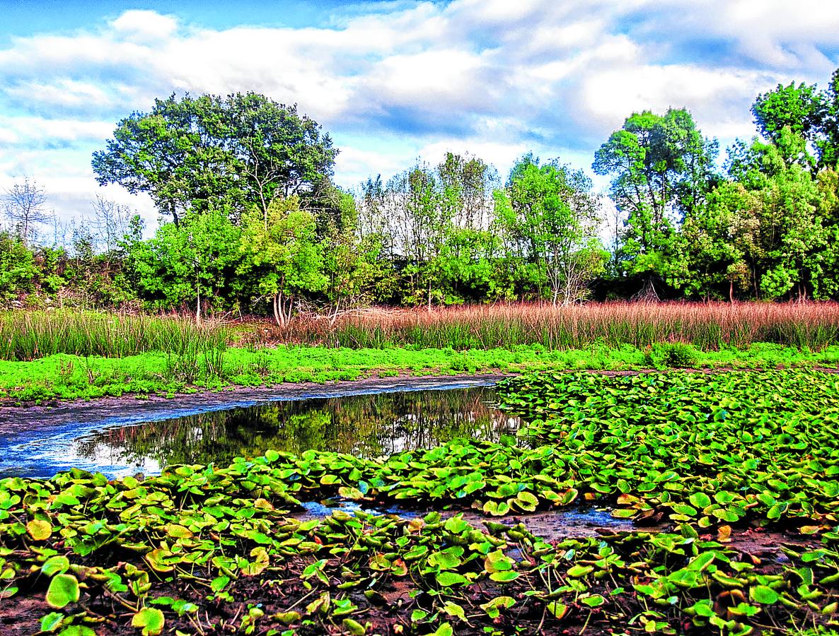 La laguna de Olandina es un espectáculo de la naturaleza.