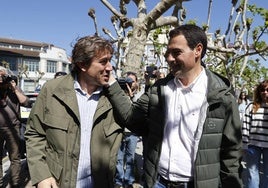 Eneko Andueza e Imanol Pradales.