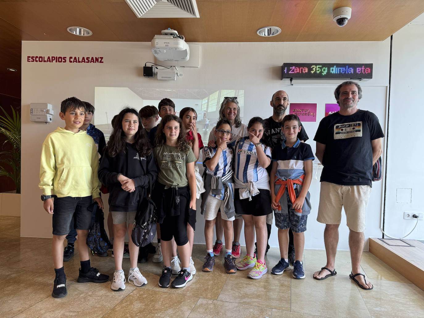 Los alumnos de Escolapios Calasanz que han participado en el proyecto.