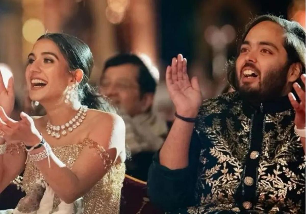 Radhika Merchant y Anant Ambani.