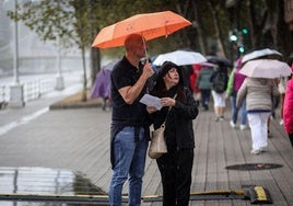 Tormentas y granizo en varios puntos de Bizkaia