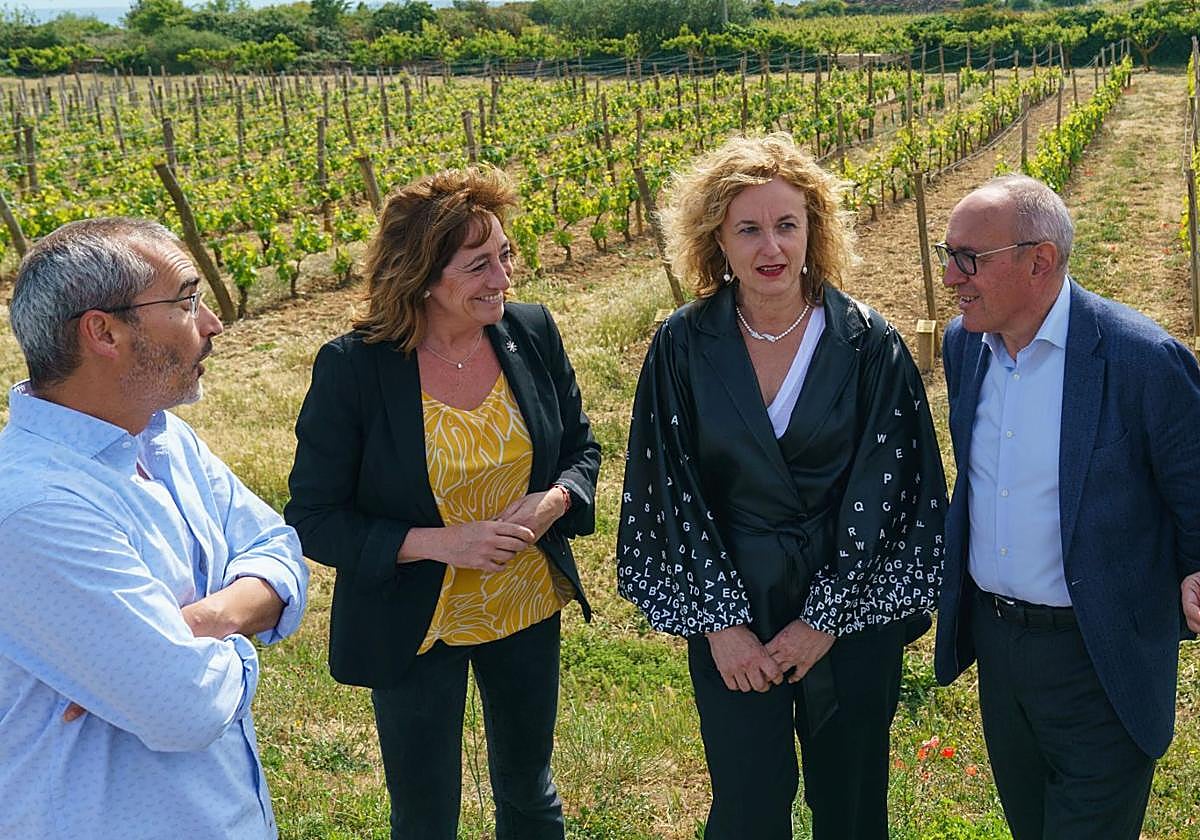 David Rodríguez, Eva López de Arroyabe, Cristina González y Ramiro González.