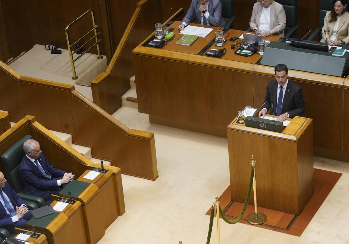 Pradales, durante su intervención inicial.