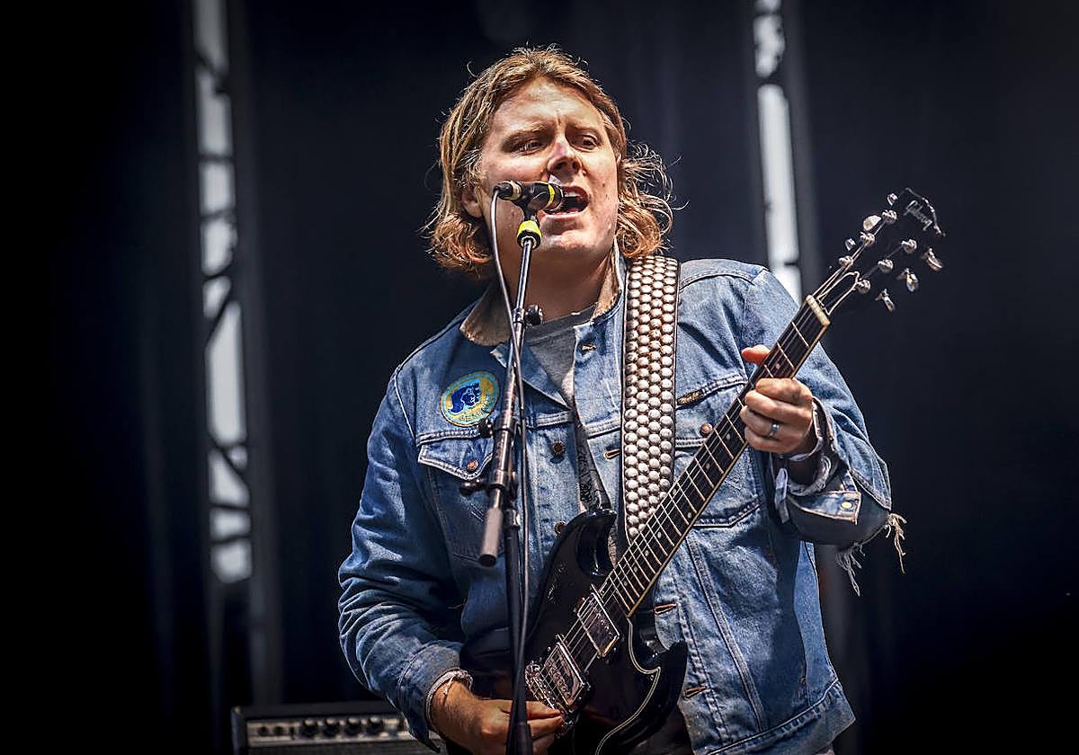 Ty Segall demostró su habilidad con las seis cuerdas.