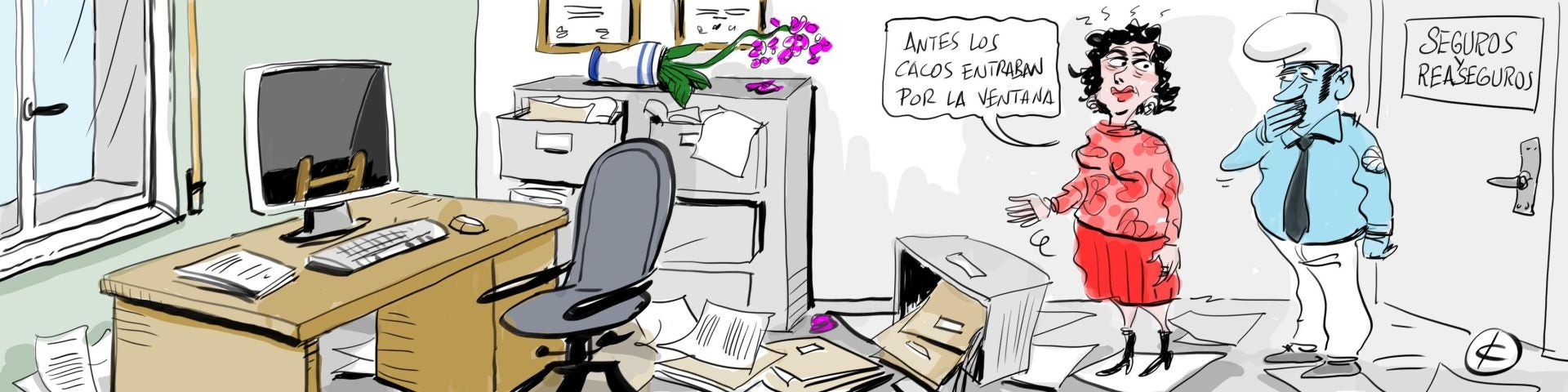 La tira de Cerrajería y el servicio de ciberseguridad del Ayuntamiento de Vitoria