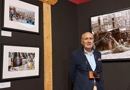 Iñaki Marcaida, durante la presentación de la exposición que alberga el Museo del Pescador de Bermeo.