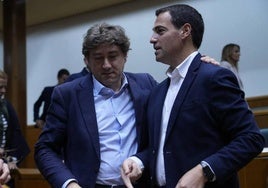 Eneko Andueza e Imanol Pradales.