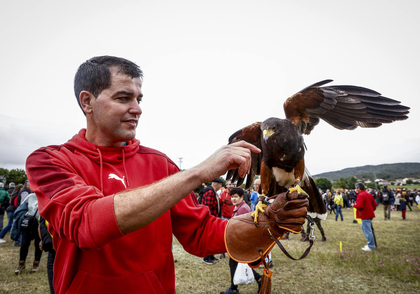 Fiesta de los cazadores vascos en Foronda