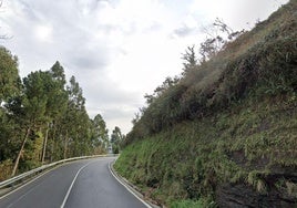 El desprendimiento se ha producido en la carretera BI-3101