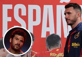 El músico Willy Bárcenas y el futbolista Aymeric Laporte.