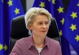 La presidenta de la Comisión Europea, Ursula von der Leyen.