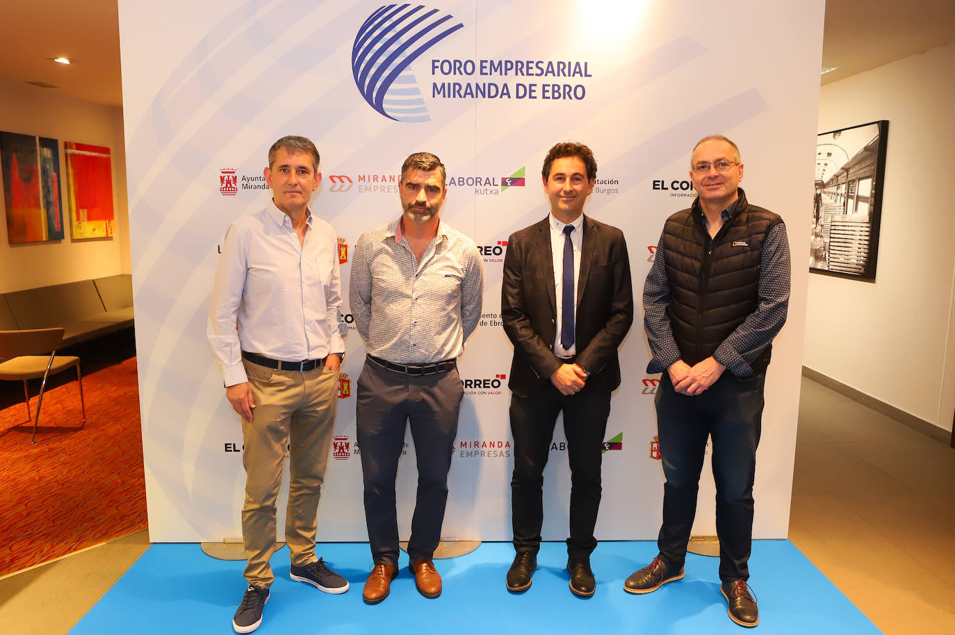 Pedro Vélez, Diego Lahoya, Roberto Martínez de Salinas e Iñigo Ruiz.