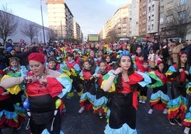 Participantes en la última edición del Carnaval en Vitoria.