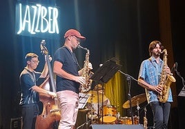 Una de las actuaciones que tuvieron lugar en la edición del Jazzber del año pasado en el Kafe Antzokia de Bermeo.