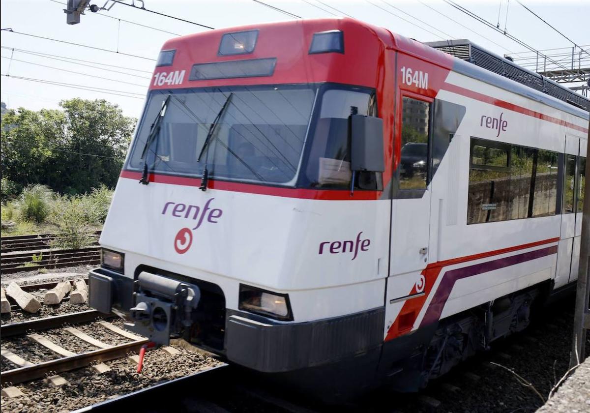 Restablecido el servicio de trenes de cercanías entre Lutxana y Muskiz