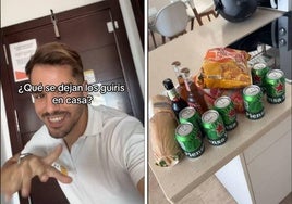 Un joven que alquila apartamentos turísticos se hace viral enseñando «lo que se dejan los guiris en casa»