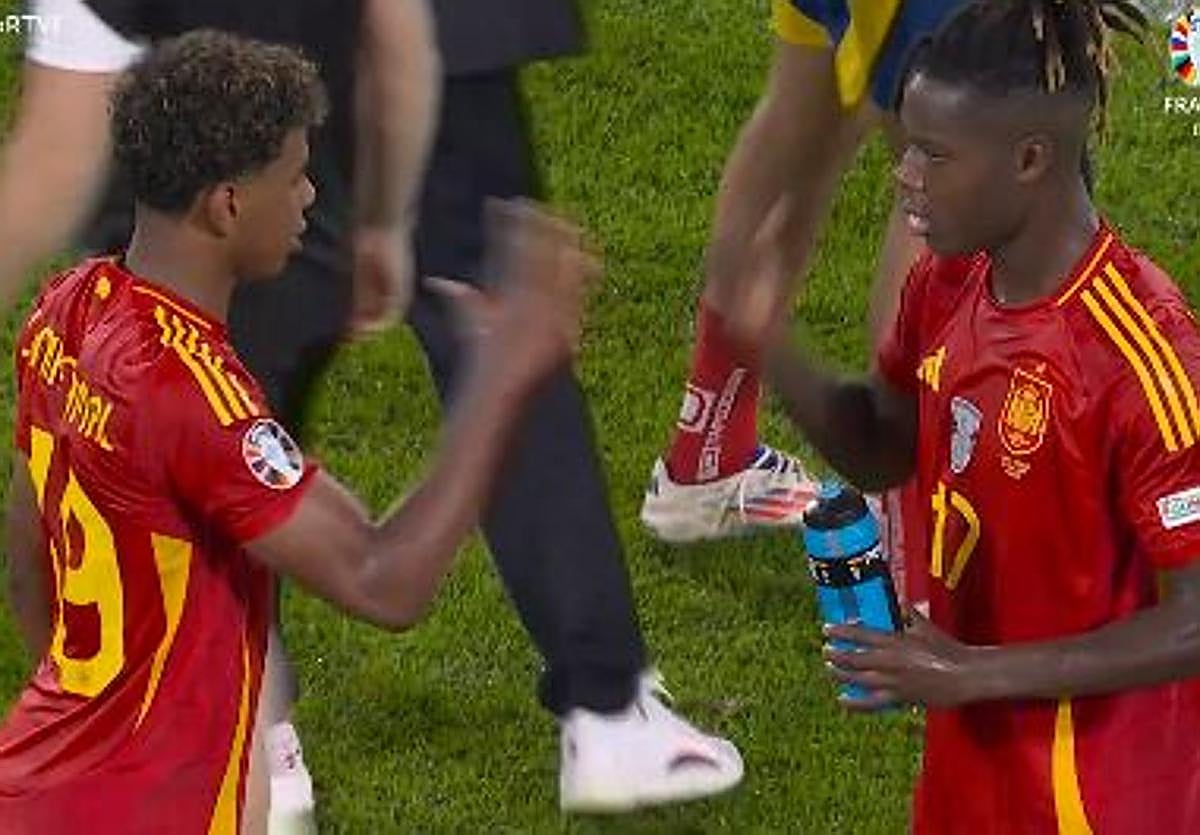 El curioso motivo por el que Nico Williams y Lamine Yamal juegan a 'piedra, papel o tijera'