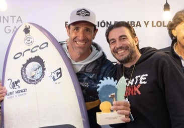 El vizcaíno Ibon Oregi, que perdió una pierna al ser atropellado por un coche, campeón de España de surf adaptado