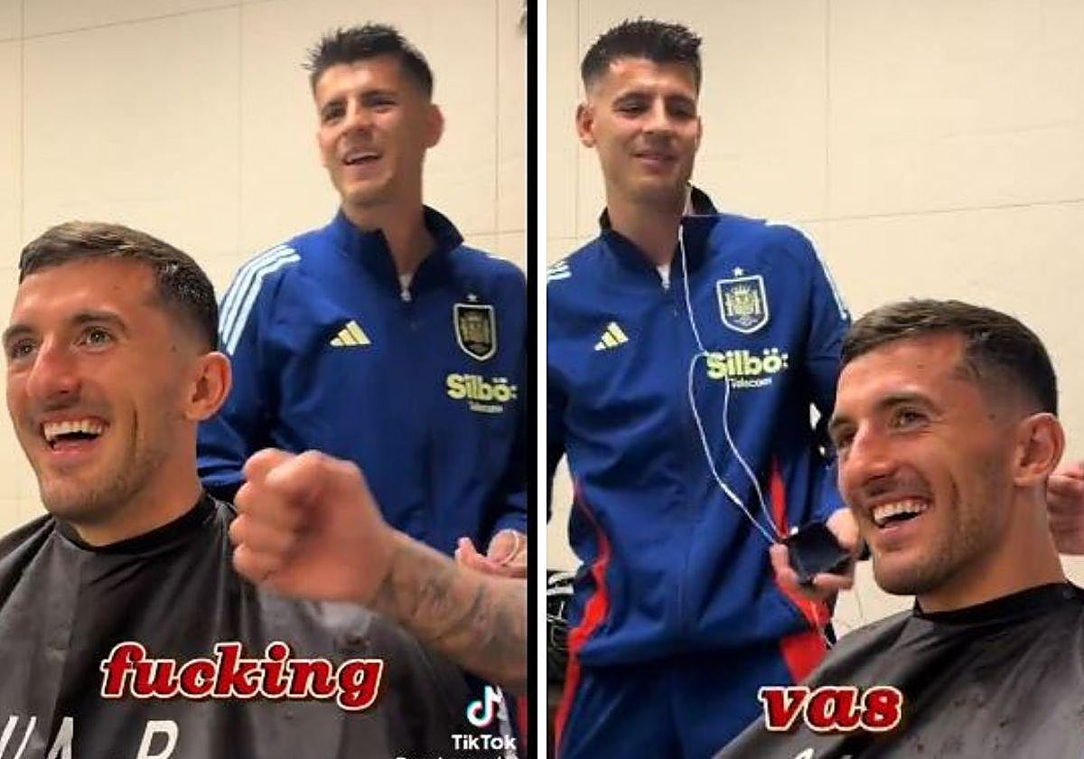 El divertido nombre con guiño al Athletic que Morata pone al corte de pelo de Vivian