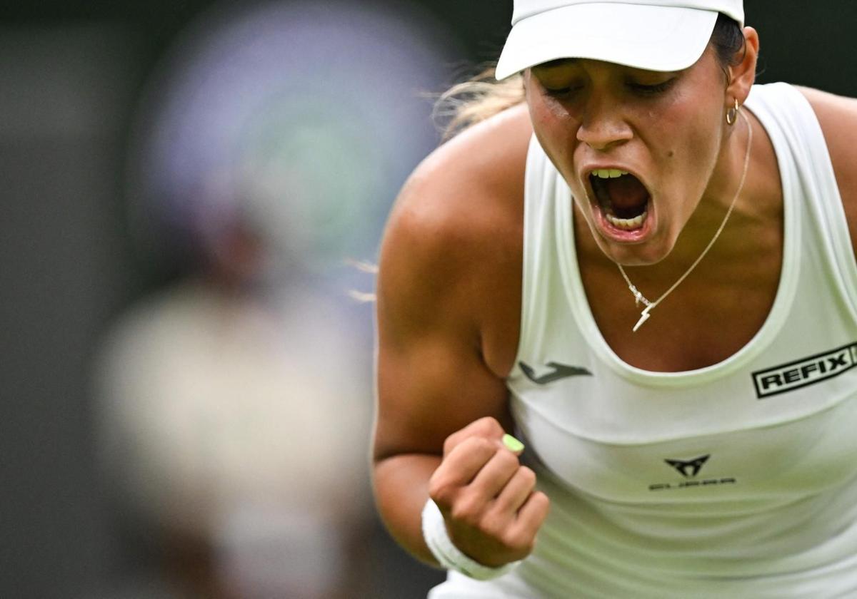 Primera gran sorpresa en Wimbledon: la española Bouzas se carga a la vigente campeona