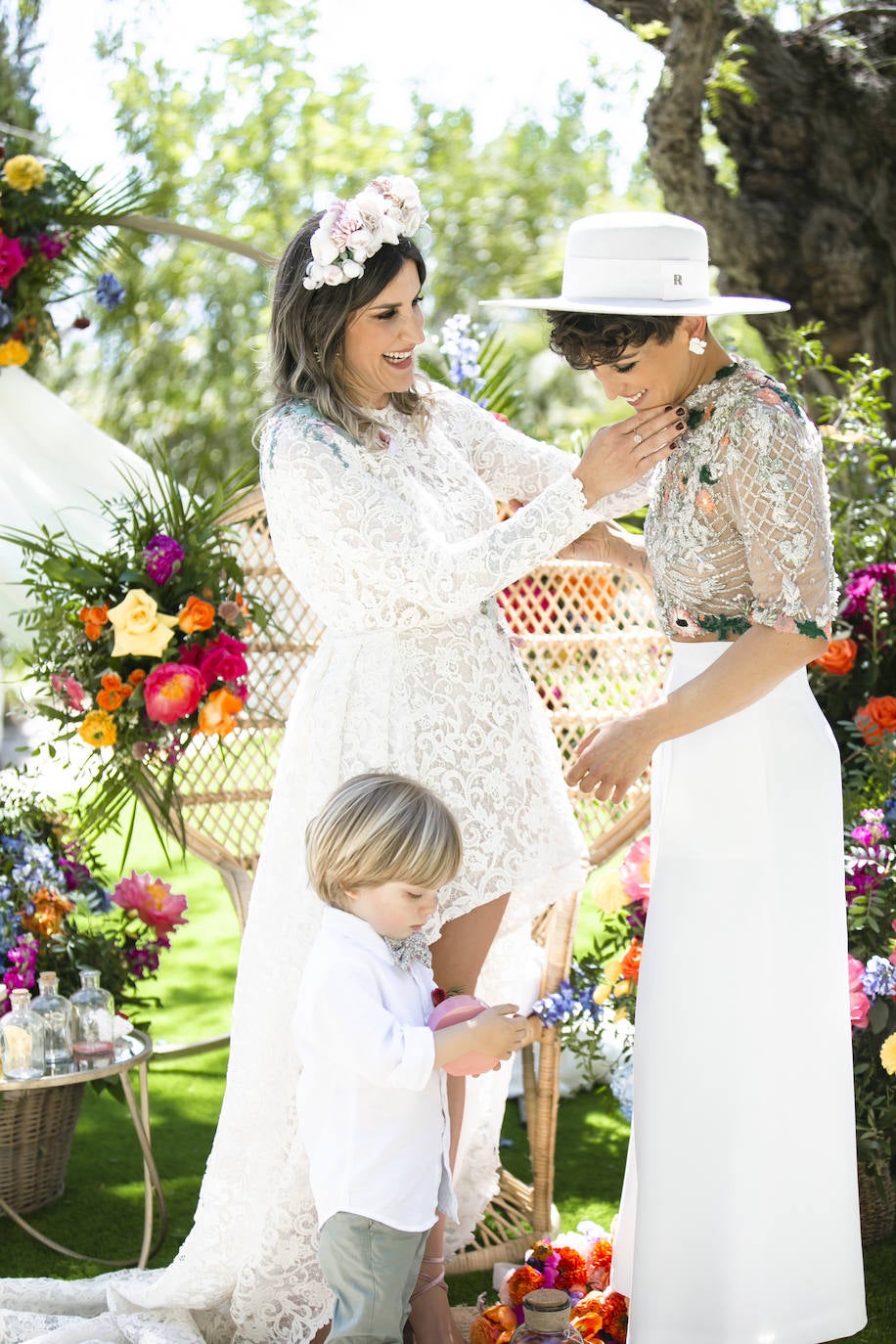 La boda mexicana de Carla y Ana, que encontraron sus looks soñados en Bilbao