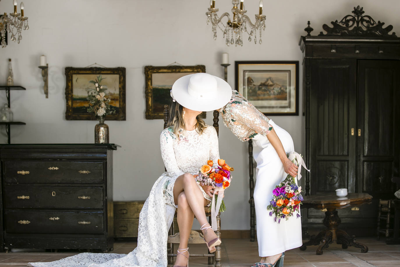 La boda mexicana de Carla y Ana, que encontraron sus looks soñados en Bilbao