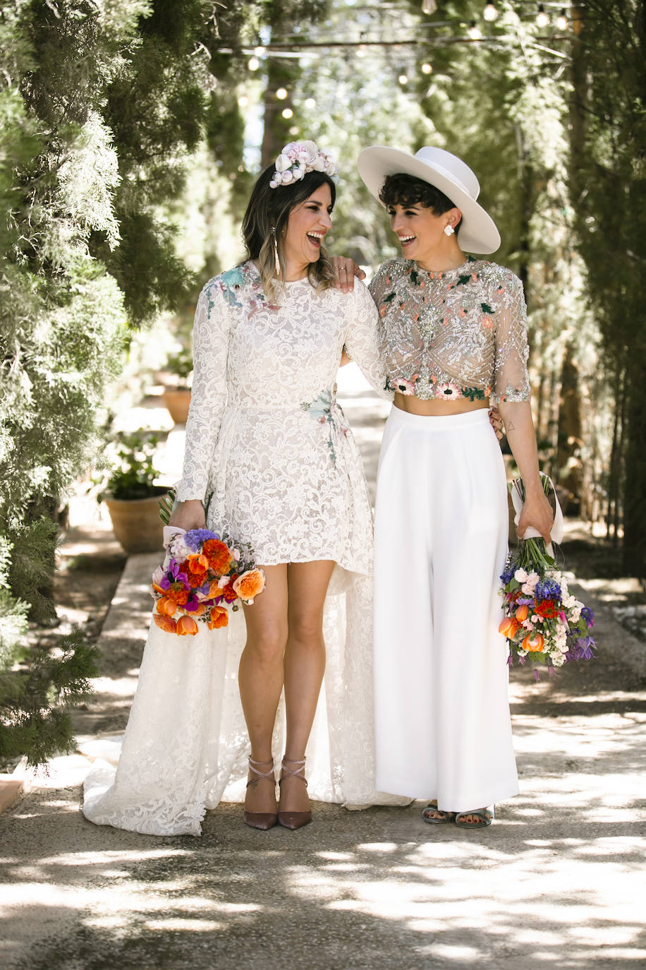 La boda mexicana de Carla y Ana, que encontraron sus looks soñados en Bilbao