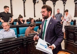 El portavoz del PP, Iñaki García Calvo.