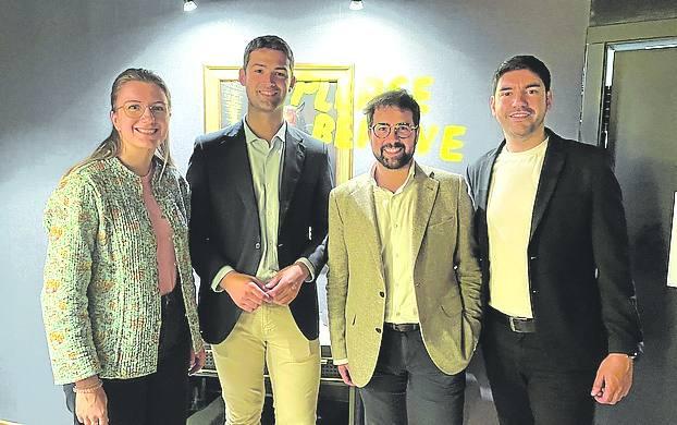 María Nanclares, Joseba Díez, Iñaki García Calvo y Aitor González.