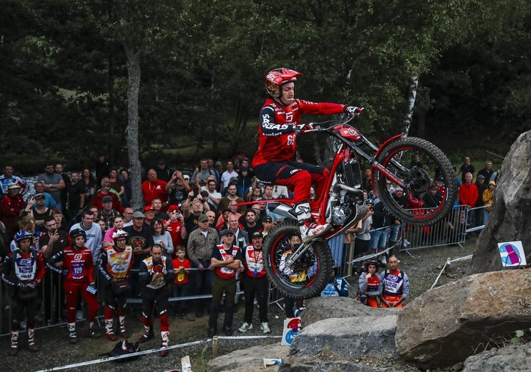 Jaime Busto afronta uno de los pasos de la cita alemana de Neunkirchen.